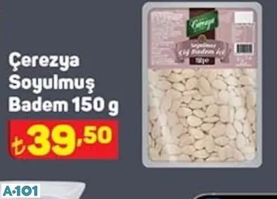 ÇEREZYA SOYULMUŞ ÇİĞ BADEM İÇİ ÇEREZYA SOYULMUŞ ÇİĞ BADEM İÇİ